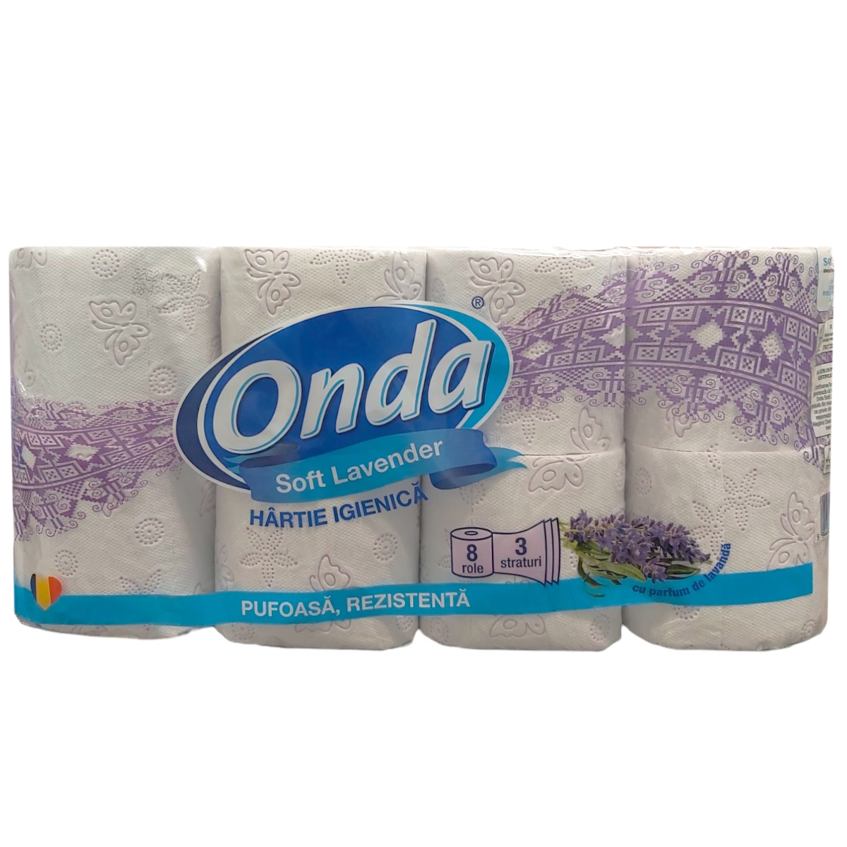 ONDA SOFT HARTIE IGIENICA LAVANDA 3STR 8ROLE