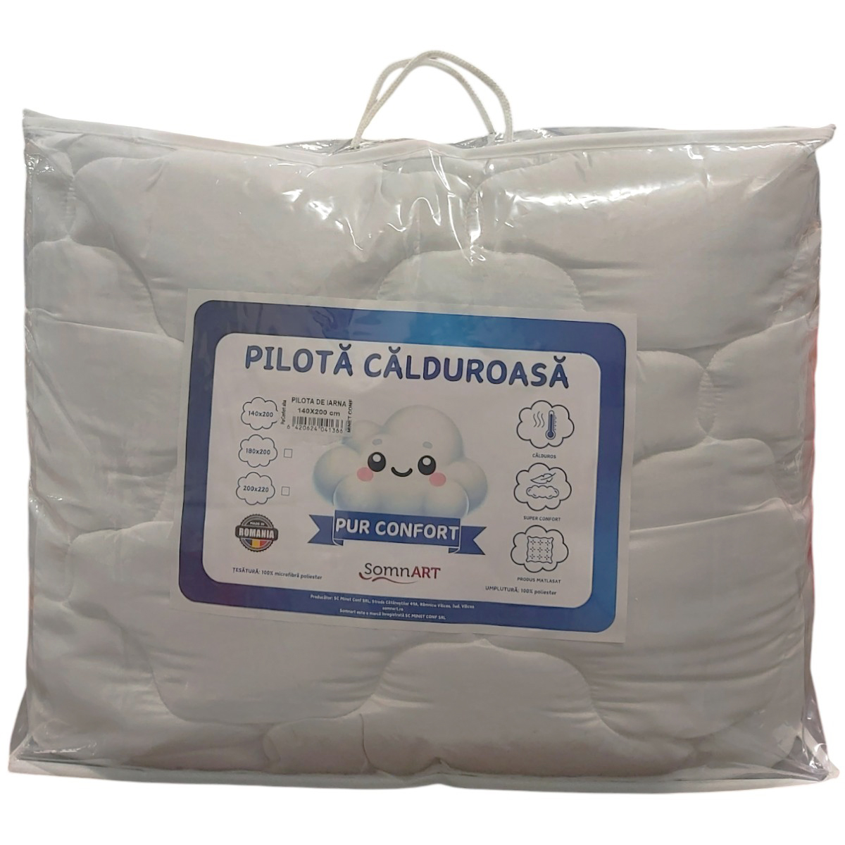 PUR CONFORT PILOTA MICROFIBRA ALBA140X200