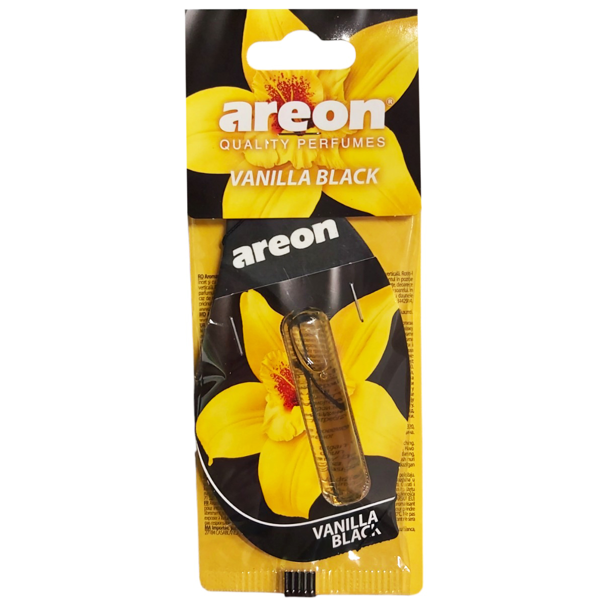AREON ODORIZANT AUTO FIOLA 5ML VANILLA BLACK