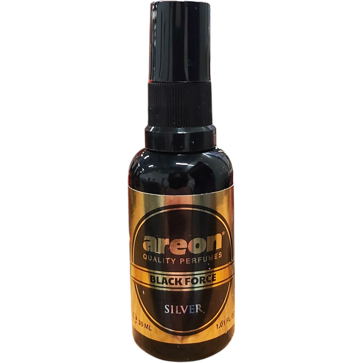 AREON ODORIZANT AUTO BLACK FORCE SPRAY 30ML SILVER