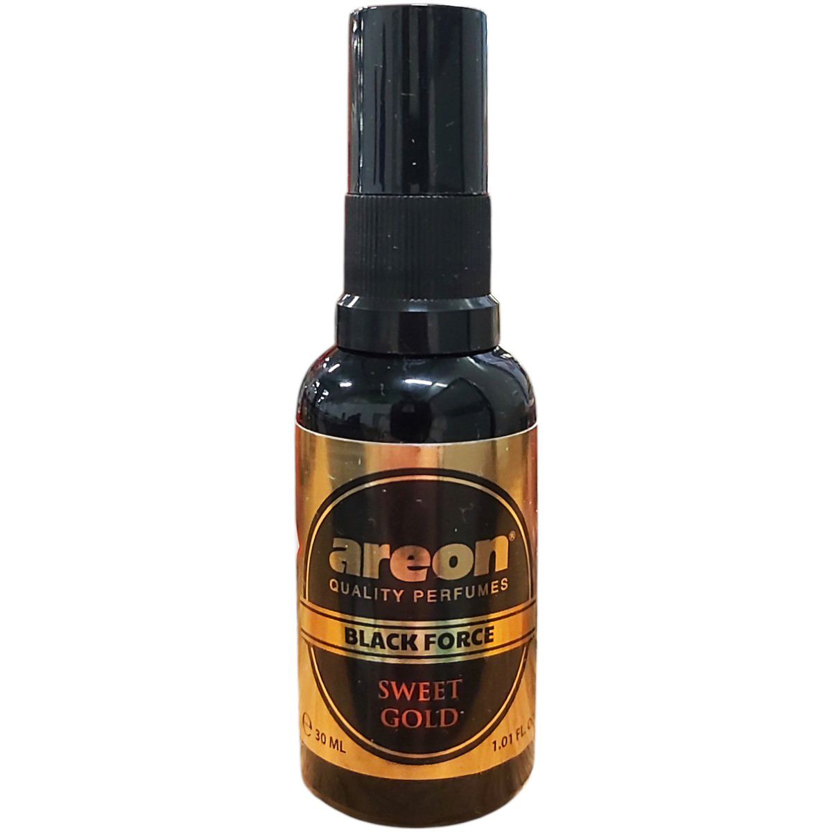 AREON ODORIZANT AUTO BLACK FORCE SPRAY 30ML SWEET GOLD