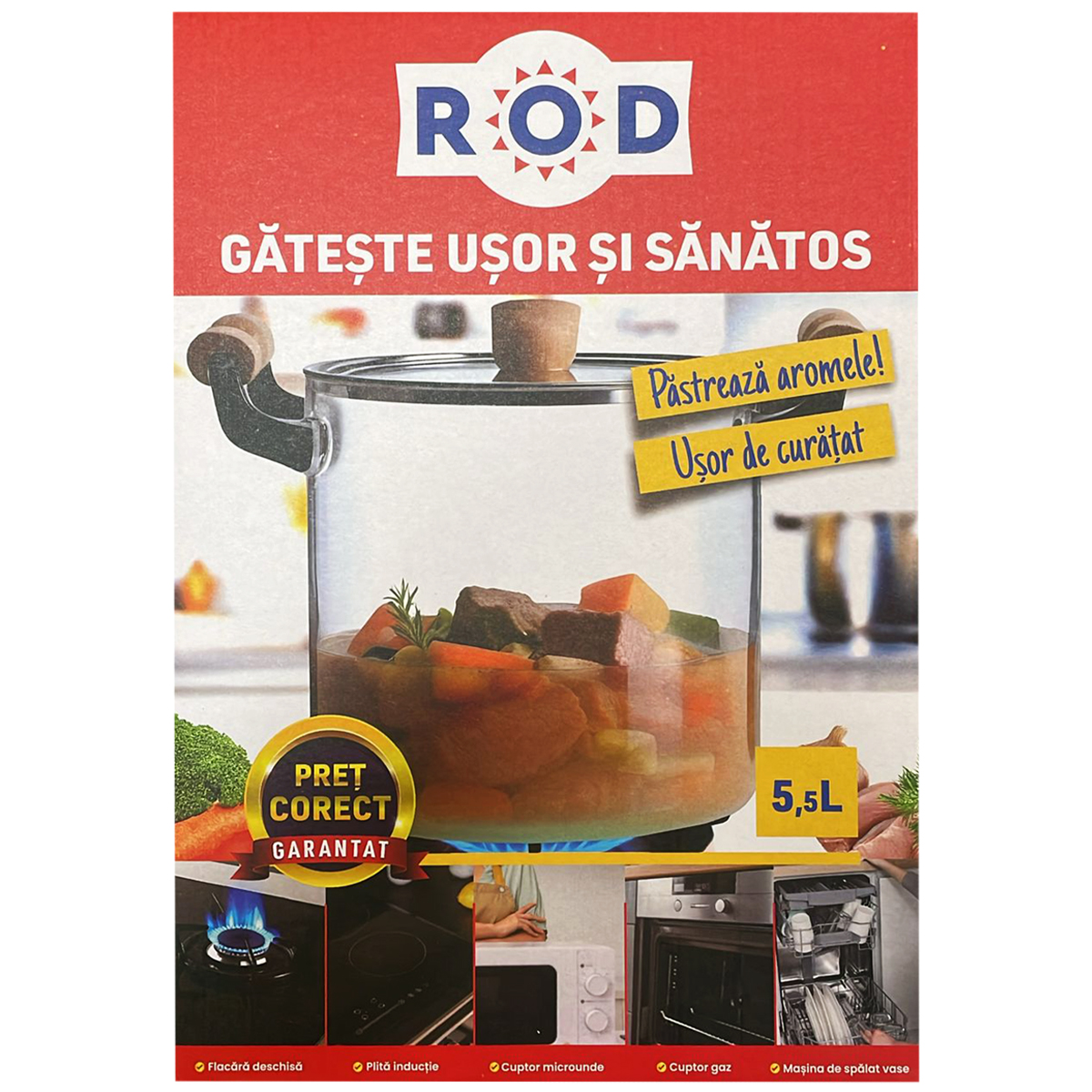 ROD CRATITA STICLA 5.5L CU CAPAC SI MANERE NOI-65