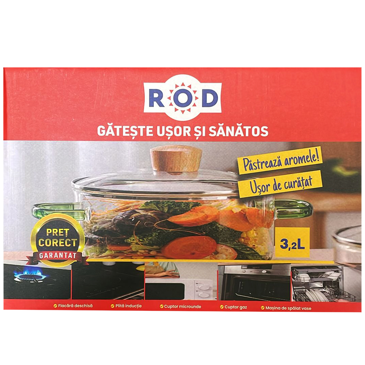 ROD CRATITA STICLA 3.2L CU CAPAC SI MANERE NOI-67