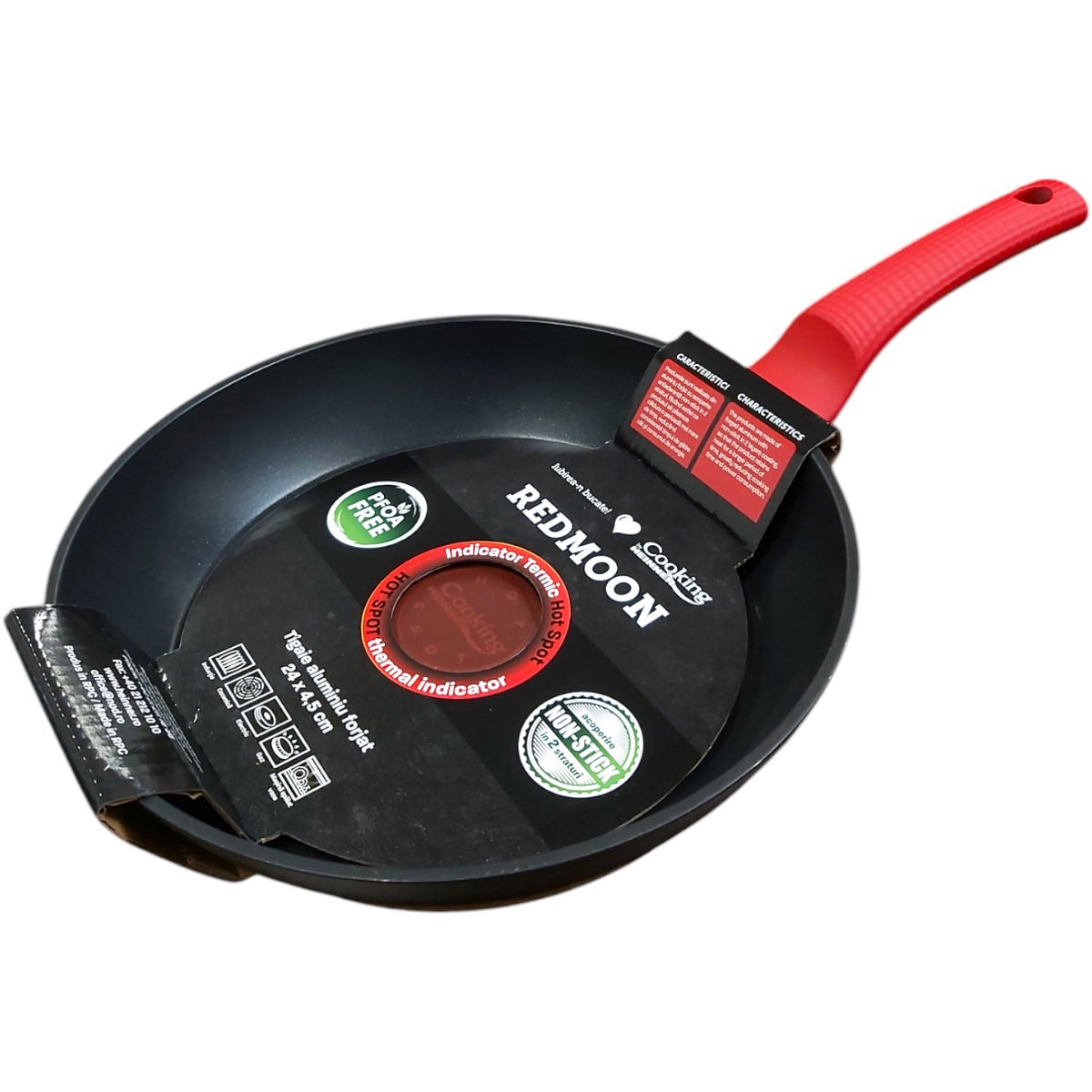 COOKING BY HEINNER REDMOON TIGAIE ALUMINIU FORJAT 24X4.5CM HR-MRK-A24T