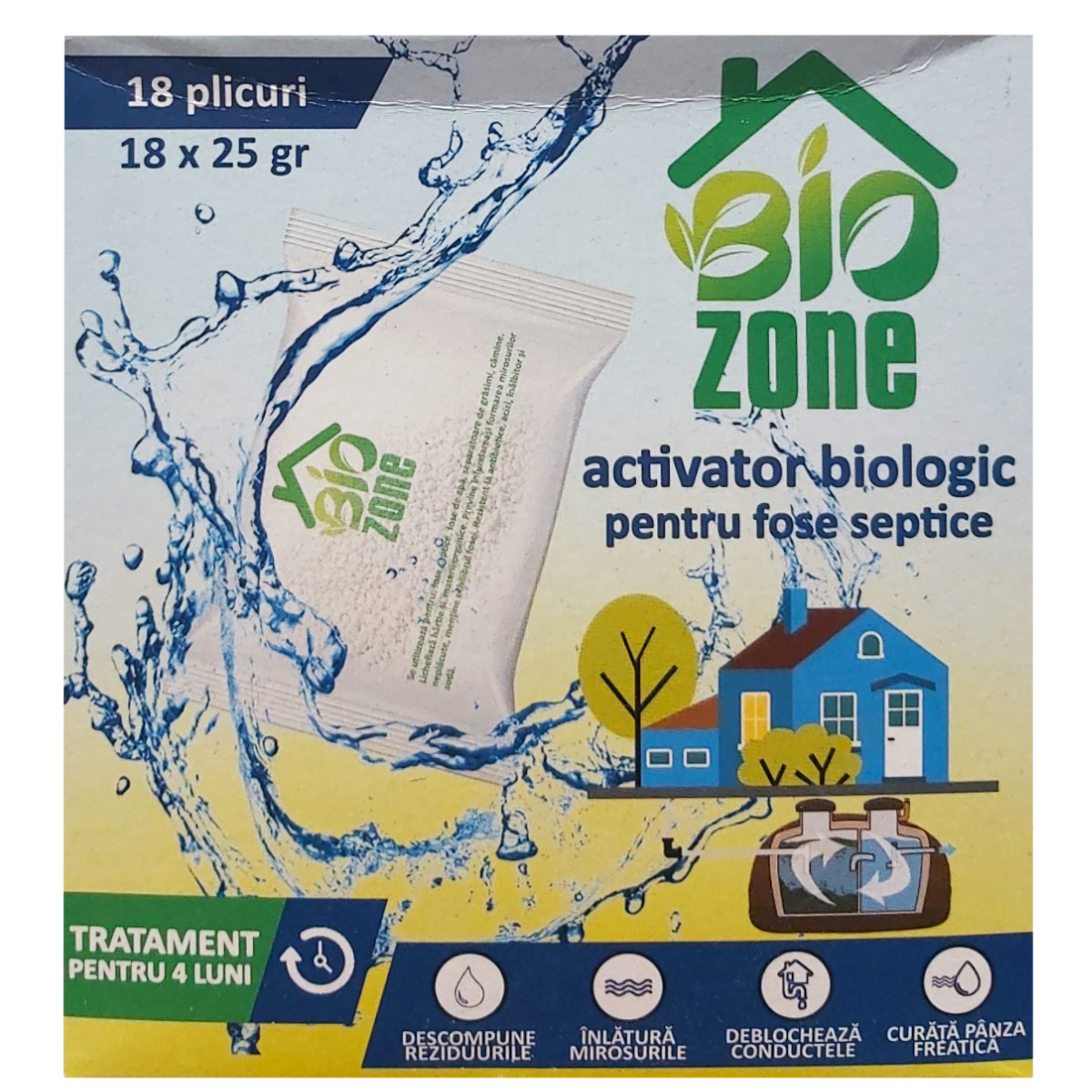 BIOZONE ACTIVATOR FOSA SEPTICA 25GX18