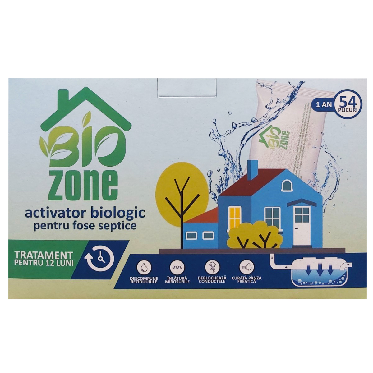 BIOZONE BIOACTIVATOR FOSA SEPTICA 25GX54