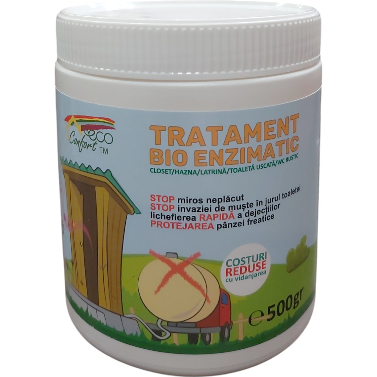 ECO CONFORT TRATAMENT BIO ENZEMATIC FOSA SEPTICA 500G