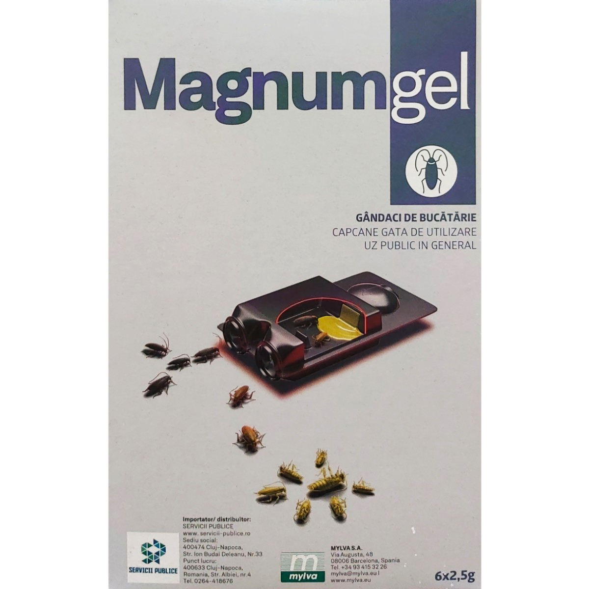 MAGNUM GEL CAPCANA PENTRU GANDACI 2.5GX6