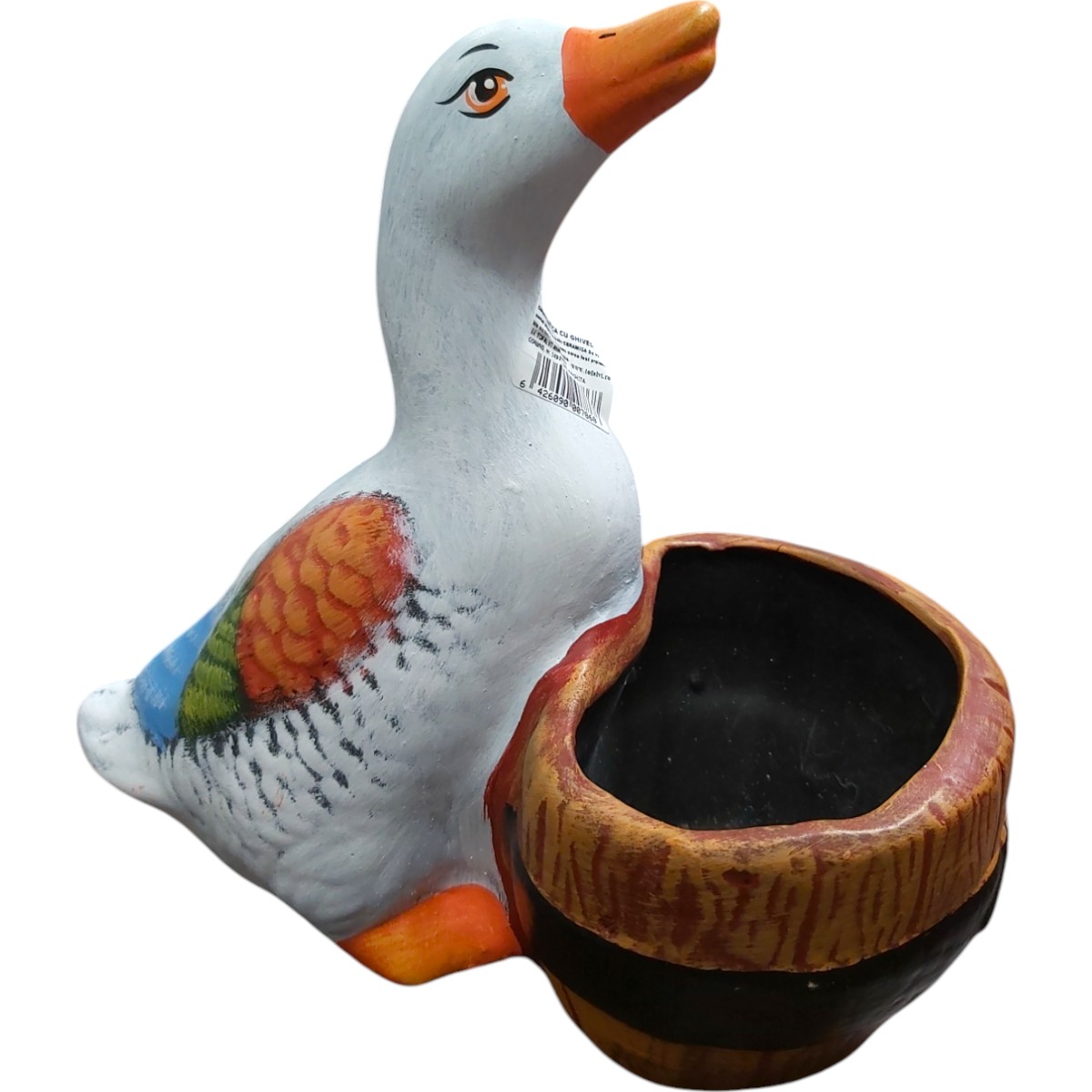 ORNAMENT DE GRADINA GASCA MICA CU GHIVECI 7868