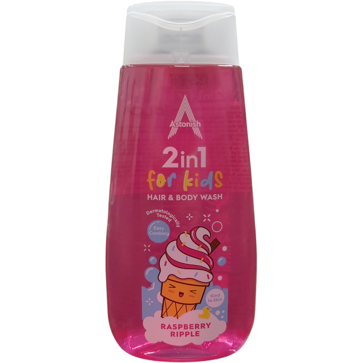 ASTONISH KIDS GEL DE DUS&SAMPON RASPBERRY RIPPLE 400ML