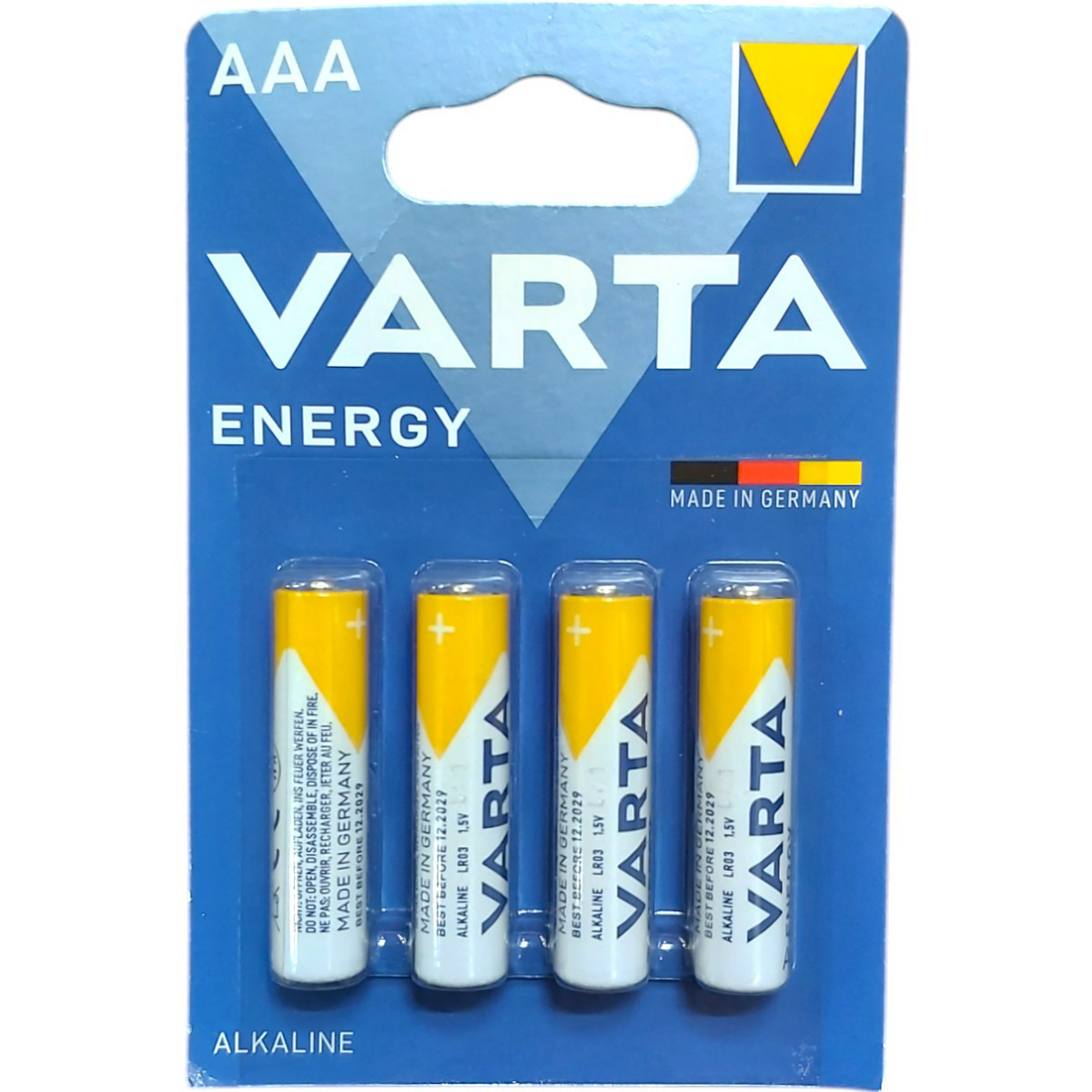 VARTA ENERGY BATERII ALK R3 AAA 4BUC/BLISTER