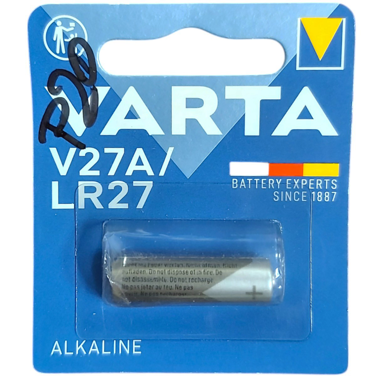 VARTA BATERIE ALK 27A V27A