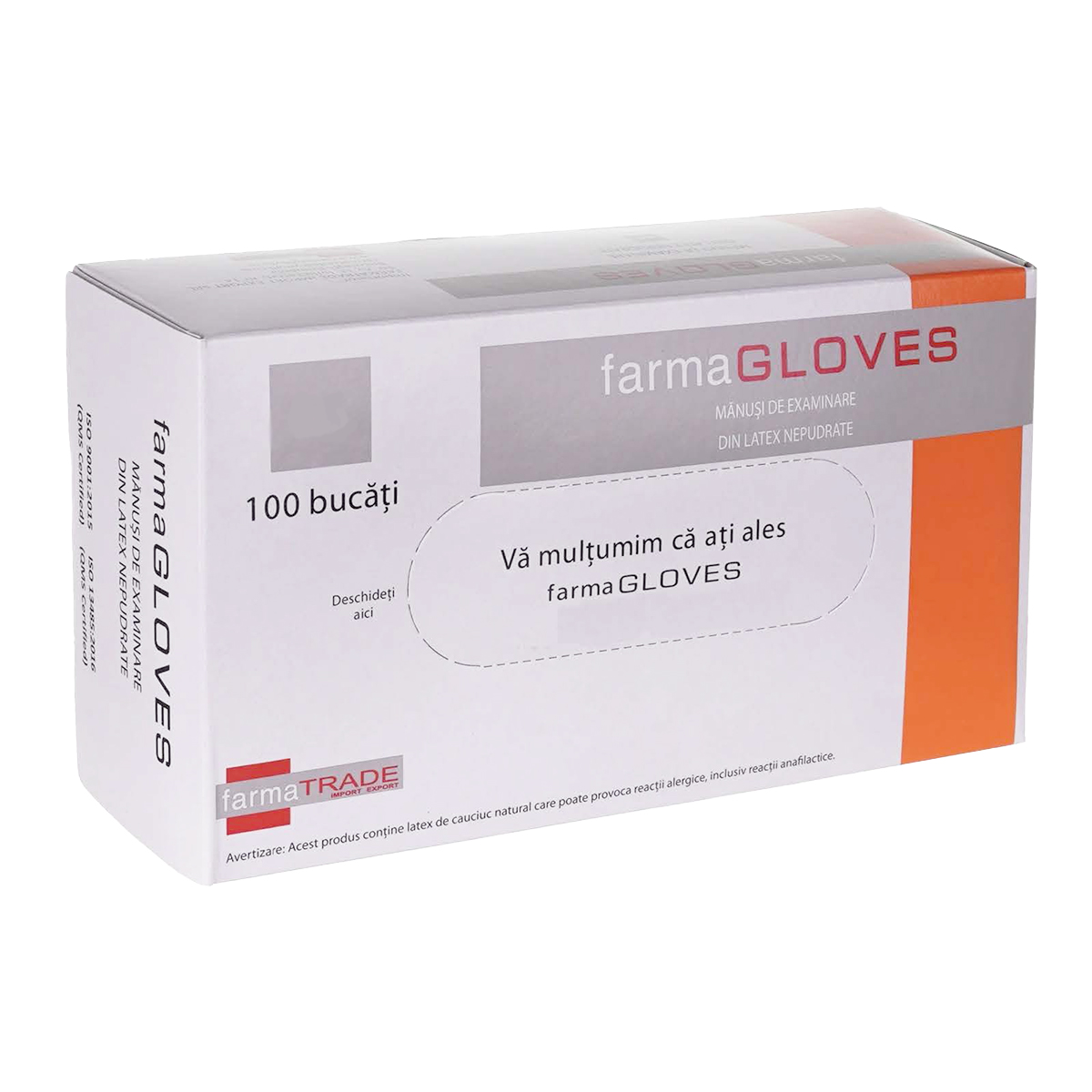 FARMA MANUSI LATEX NEPUDRATE M 100BUC