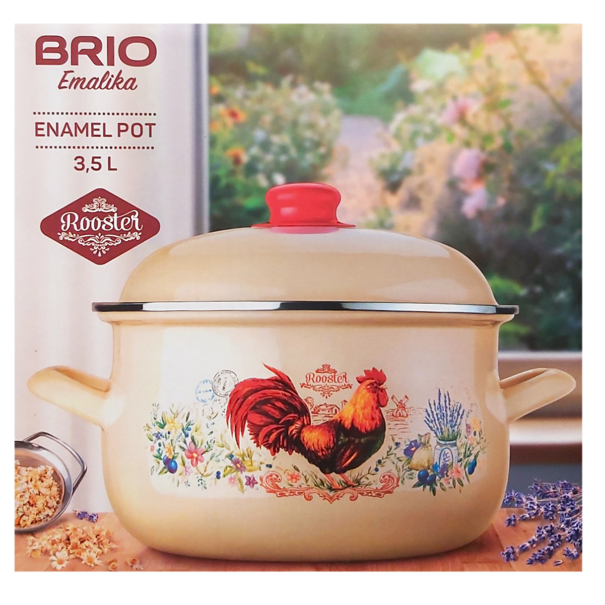 BRIO EMALIKA OALA BOMBATA EMAILATA CU CAPAC COCOS 3.5L 104607