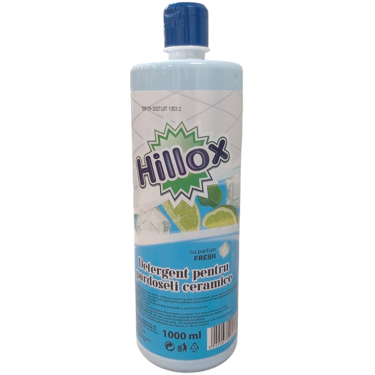 HILLOX DETERGENT PARDOSELI CERAMICE FRESH  1L