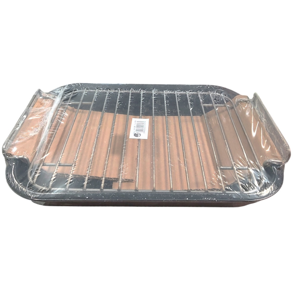 TAVA EMAILATA CU GRATAR INOX 1000 GR-34 NB CAL1