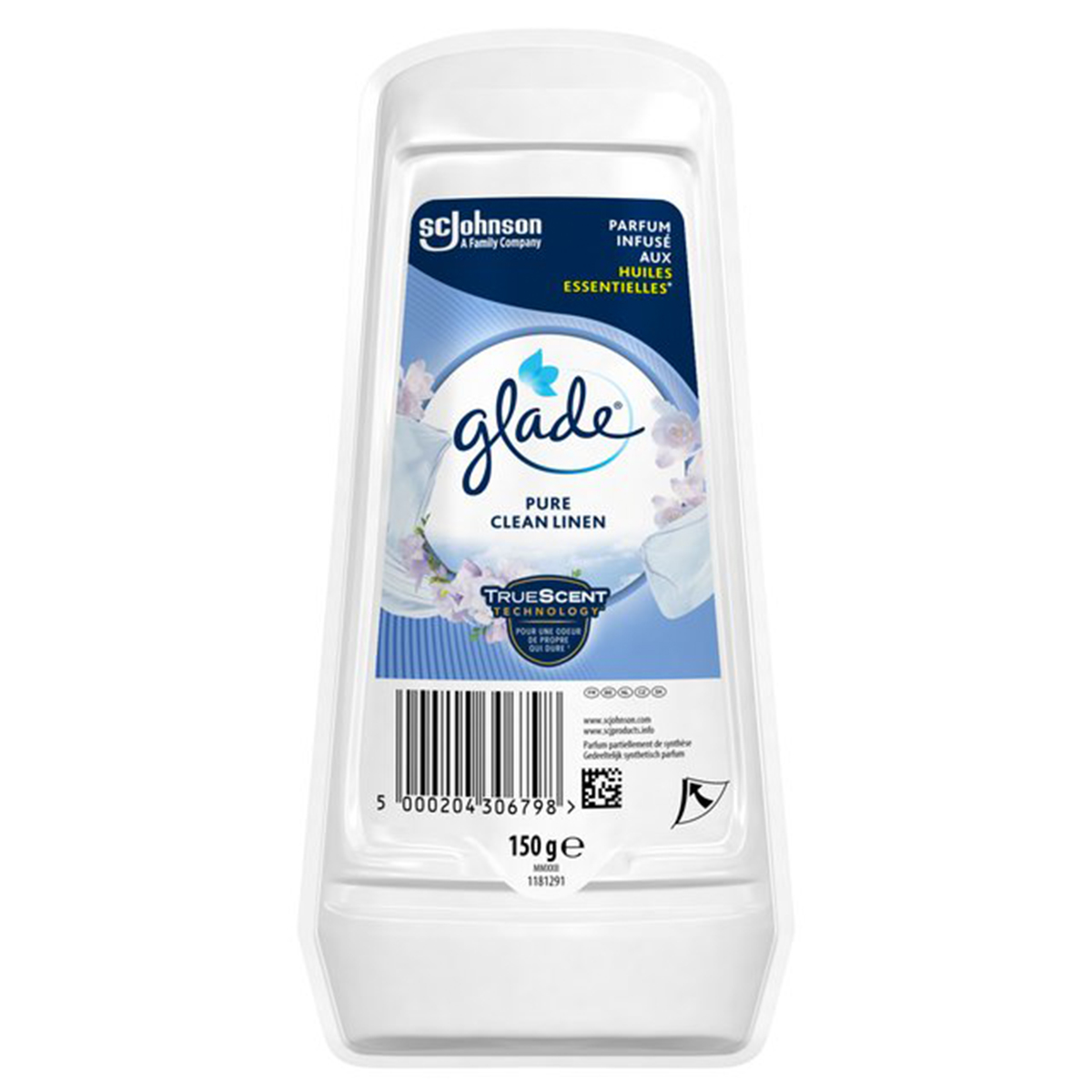 GLADE GEL ODORIZANT CAMERA PURE CLEAN LINEN 150G