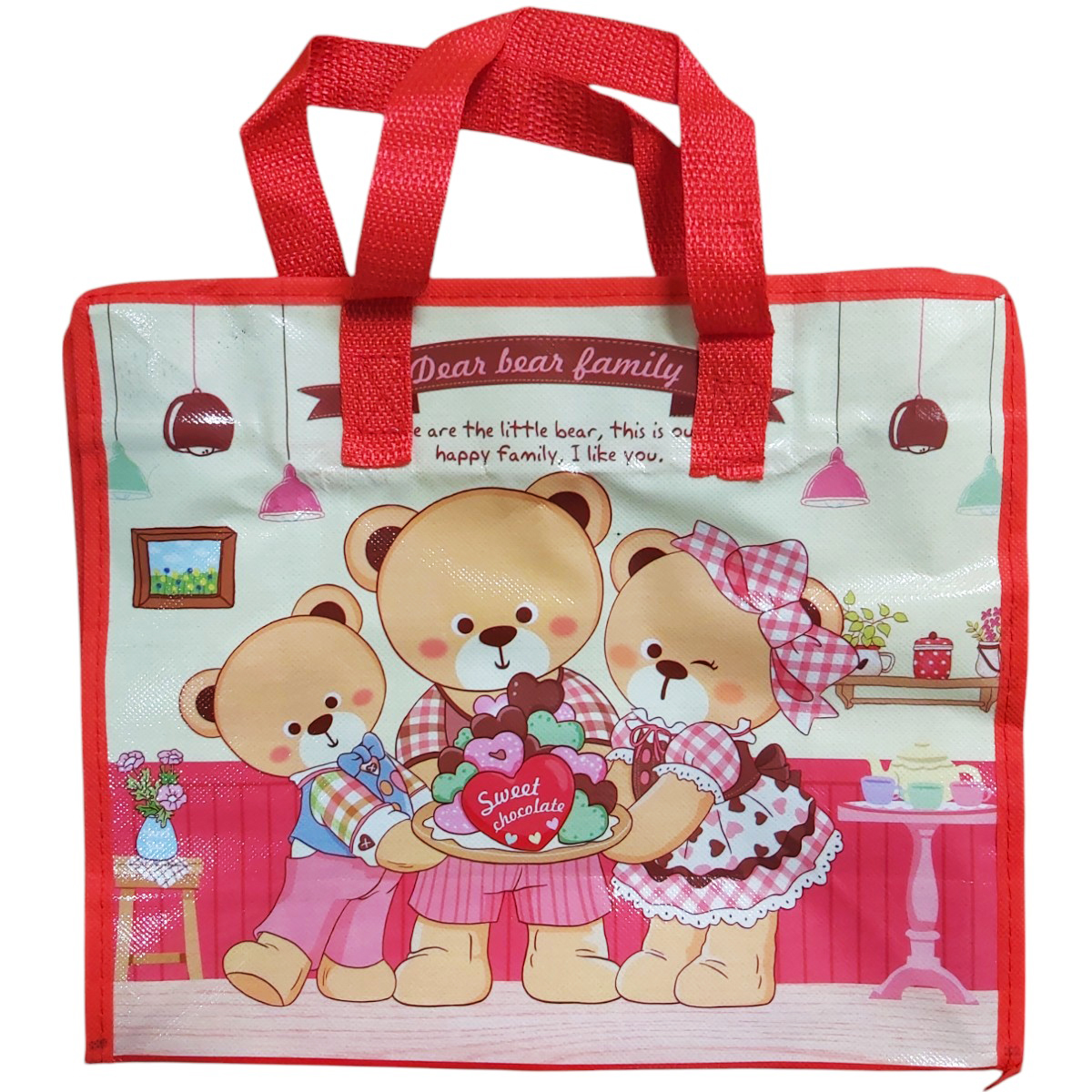 SACOSA PVC CU FERMOAR 33X28CM
