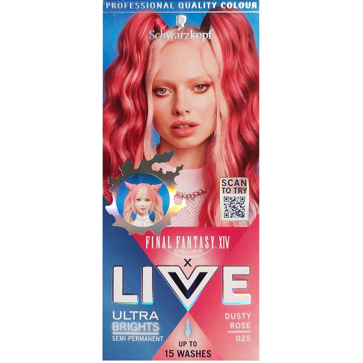 LIVE ULTRA BRIGHTS VOPSEA DE PAR SEMIPERMANENTA 025 DUSTY ROSE