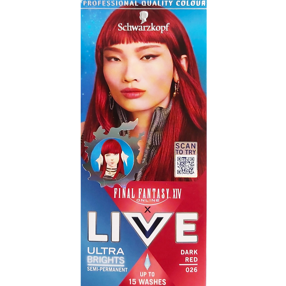 LIVE ULTRA BRIGHTS VOPSEA DE PAR SEMIPERMANENTA 026 DARK RED