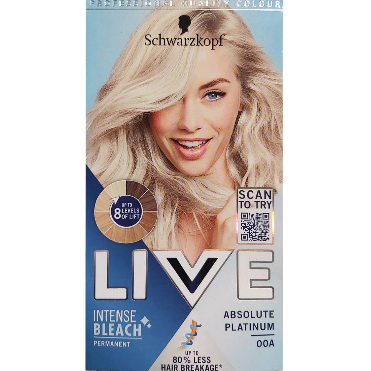 LIVE INTENSE BLEACH VOPSEA DE PAR 00A ABSOLUTE PLATINUM