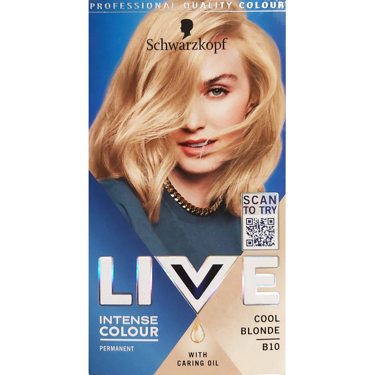 LIVE INTENSE COLOUR VOPSEA DE PAR B10 COOL BLONDE
