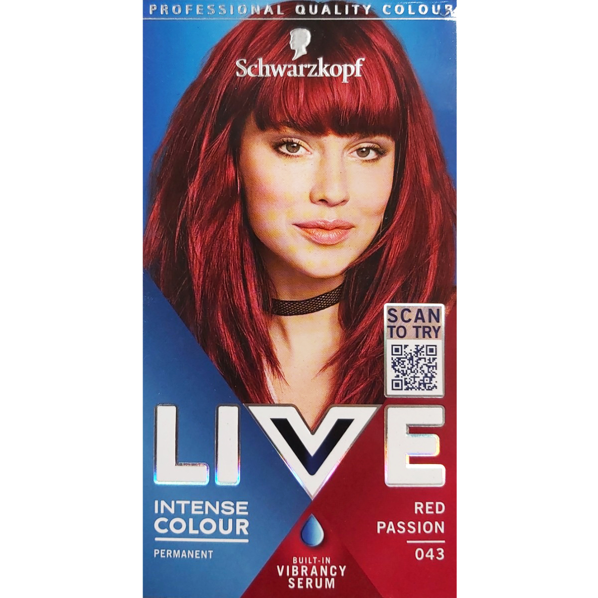 LIVE INTENSE COLOUR VOPSEA DE PAR 043 RED PASSION