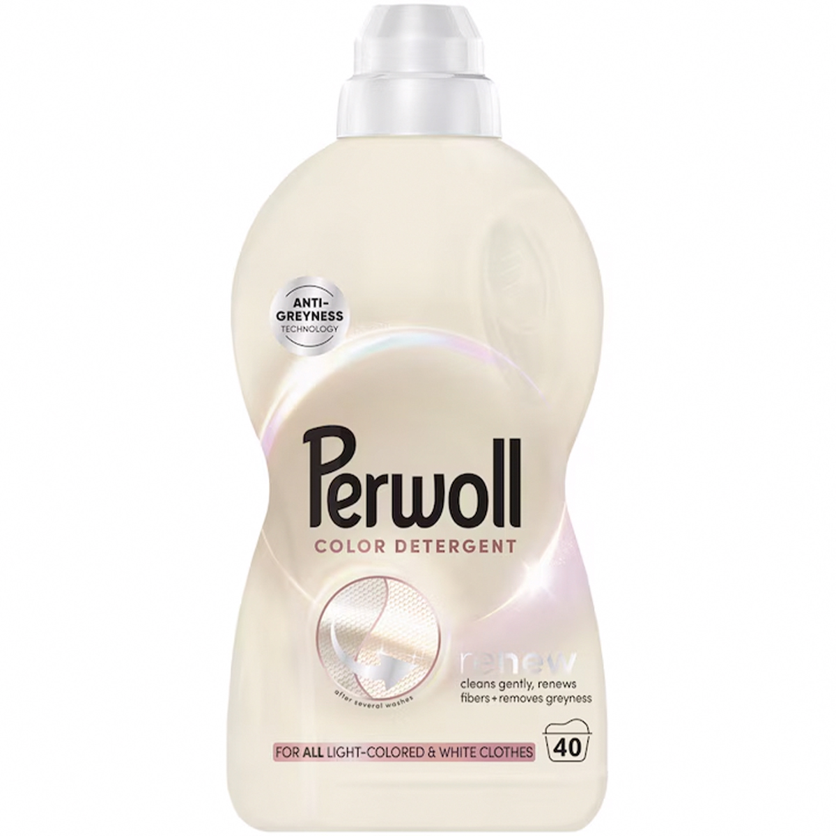 PERWOLL DETERGENT LICHID 2L LIGHT COLORS&WHITE 40 SPALARI