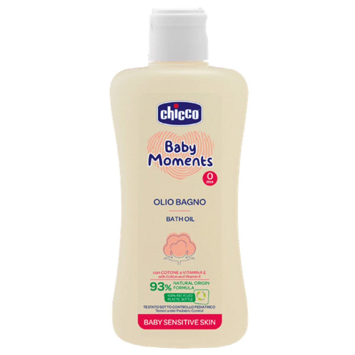 CHICCO BABY MOMENTS ULEI DE BAIE DERMATOLOGIC 200ML