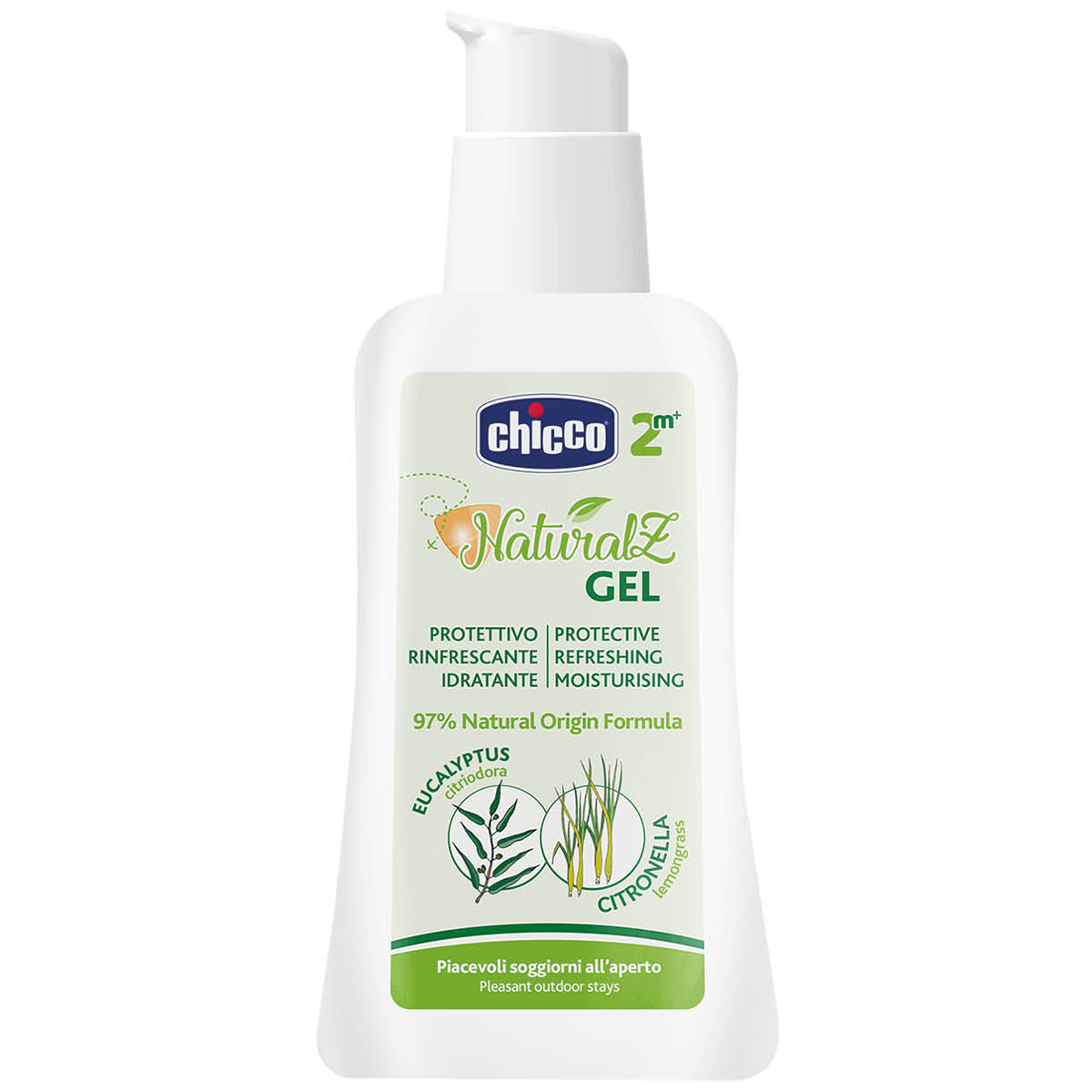 CHICCO NATURALZ GEL PROTECTIE ULEI EUCALIPT 2 LUNI+ 60ML