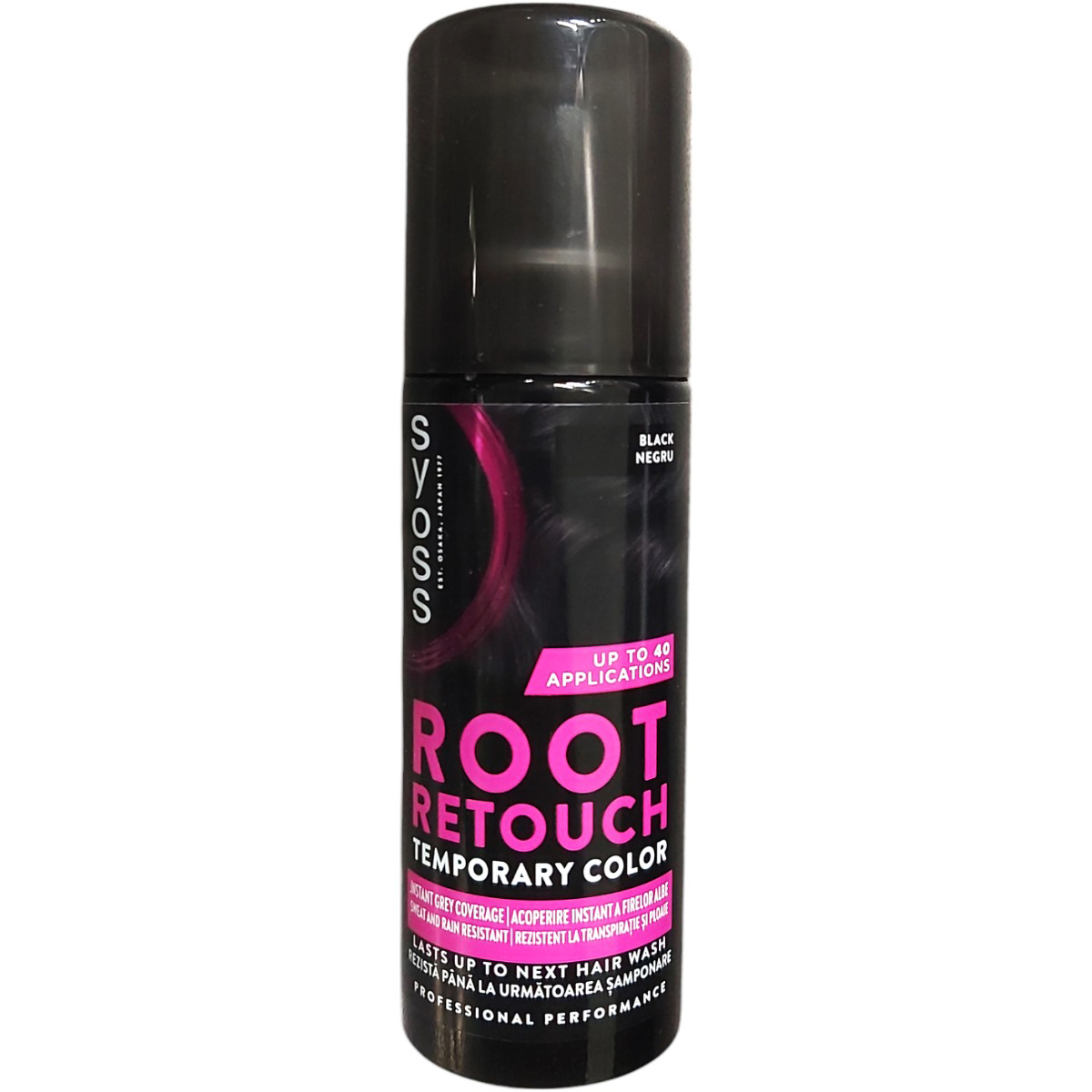 SYOSS SPRAY NUANTATOR RADACINI BLACK 120ML