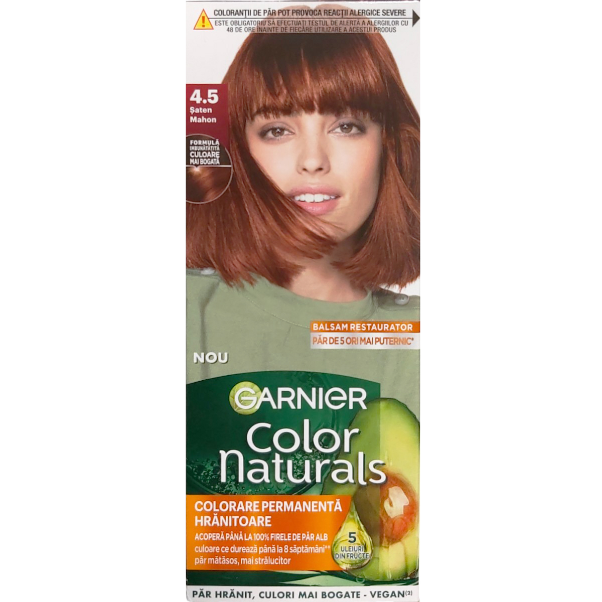 GARNIER COLOR NATURALS VOPSEA DE PAR 4.5 SATEN MAHON
