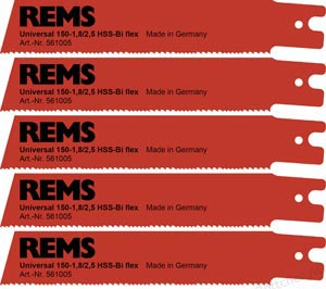 REMS Pachet universal de 5 lame de fierastrau 150-1.8/2.5 pentru REMS Cat VE, Tiger/VE/SR, Akku-Cat 22 V VE 561005