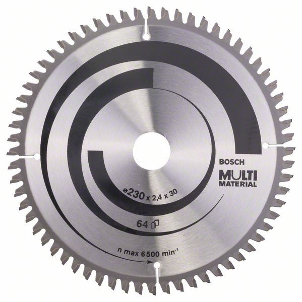 Bosch Panza ferastrau circular Multi Material, 230x30x2.4mm, 64T