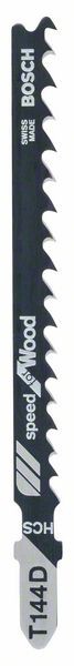 Bosch Set 100 panze ferastrau vertical T 144 D Speed for Wood, 100mm