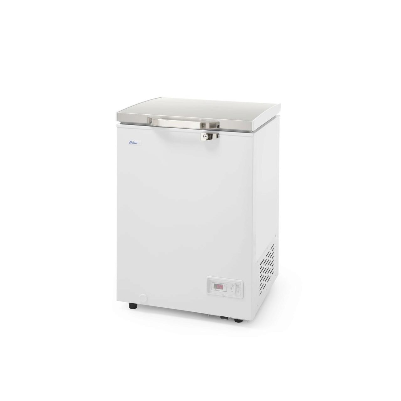 Lada frigorifica profesionala 93 L, interval racire -26 / -18 C, ARKTIC by Hendi, 65 W, corp aluminiu cu izolatie spuma de 70 mm, clasa energetica F, 574x608x845 mm