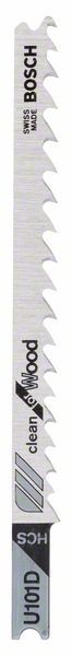Bosch Set 3 panze ferastrau vertical U 101 D Clean for Wood, 100mm