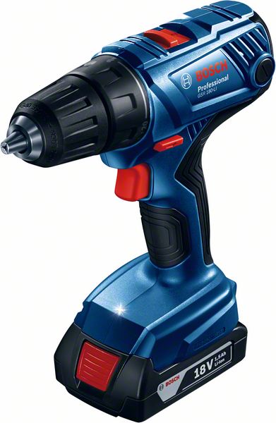Bosch GSR 180 LI Masina de gaurit si insurubat cu 2 acumulatori Li-Ion, 2Ah, 54Nm + Valiza