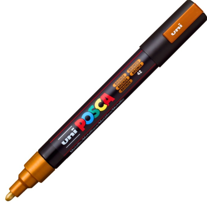 Marker UNI PC-5M 1. 8-2. 5 mm bronz Posca