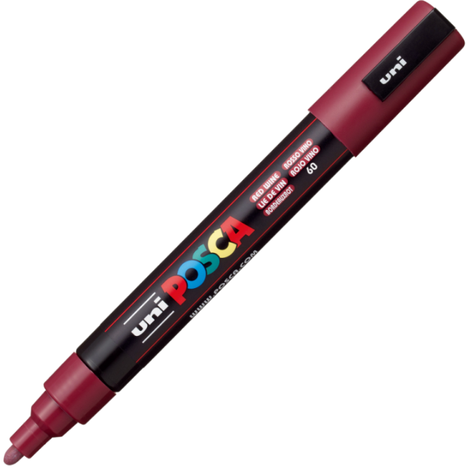 Marker UNI PC-5M 1. 8-2. 5 mm grena Posca M637