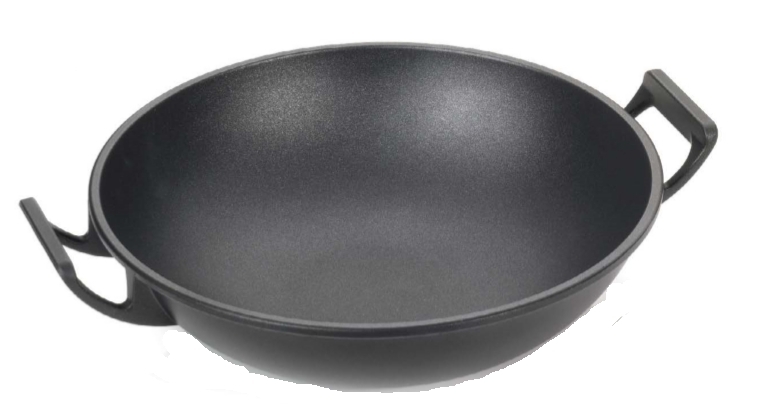 Wok cu 2 manere -aluminiu teflonat, diametru 320mm