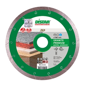 Disc diamantat 1A1R 350x2,4x10x32 Granite Premium