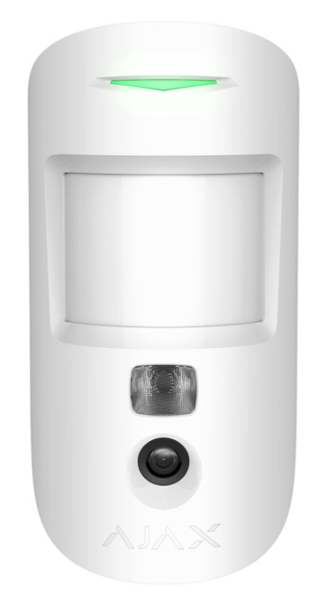 Detector de miscare wireless PIR MotionCam (PHOD), alb, Ajax