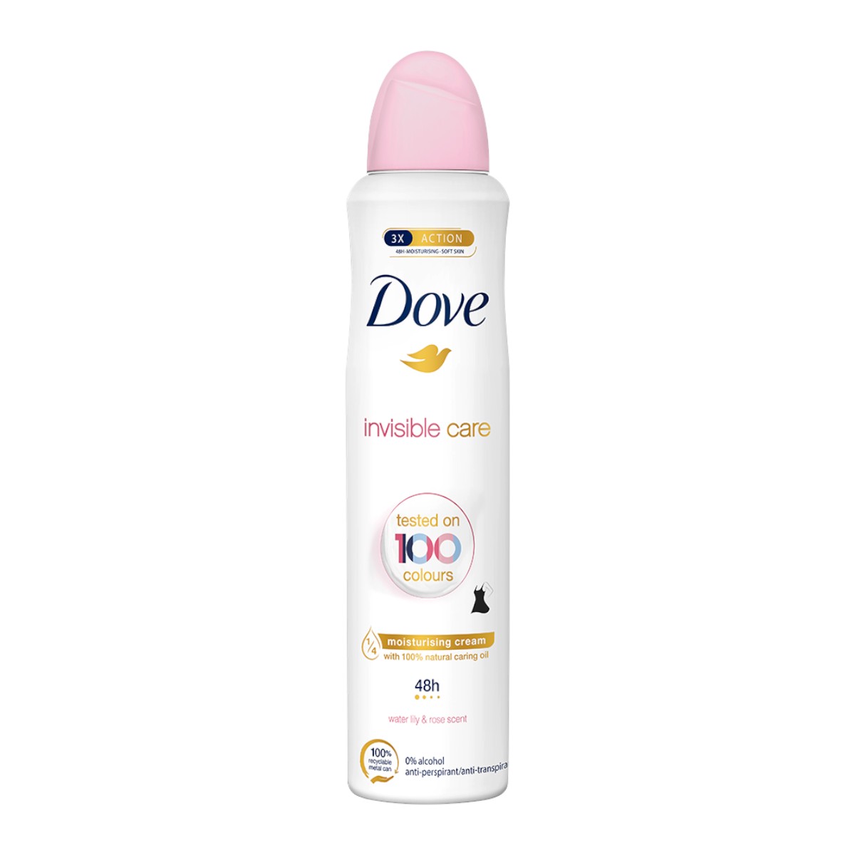 DOVE DEO SPRAY INVISIBLE CARE 250ML