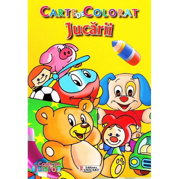 Jucarii. Carte de colorat