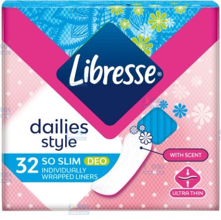 LIBRESSE ABSORBANTE ZILNICE NORMAL DEO FRESH 32BUC