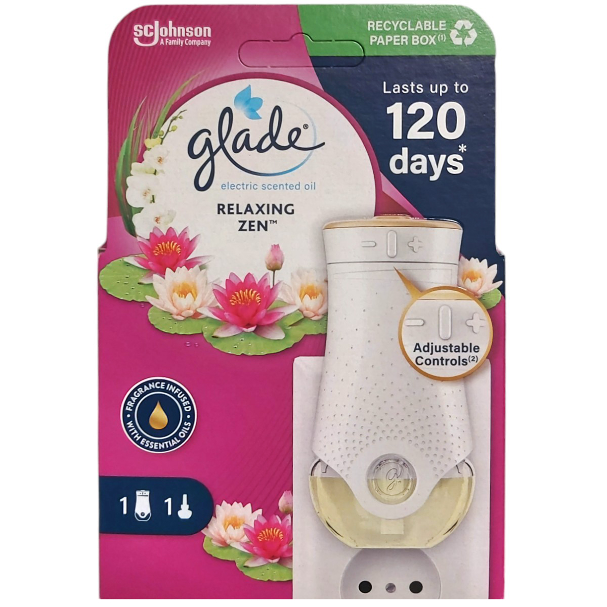 GLADE ODORIZANT CAMERA ELECTRIC APARAT RELAXING ZEN 20ML