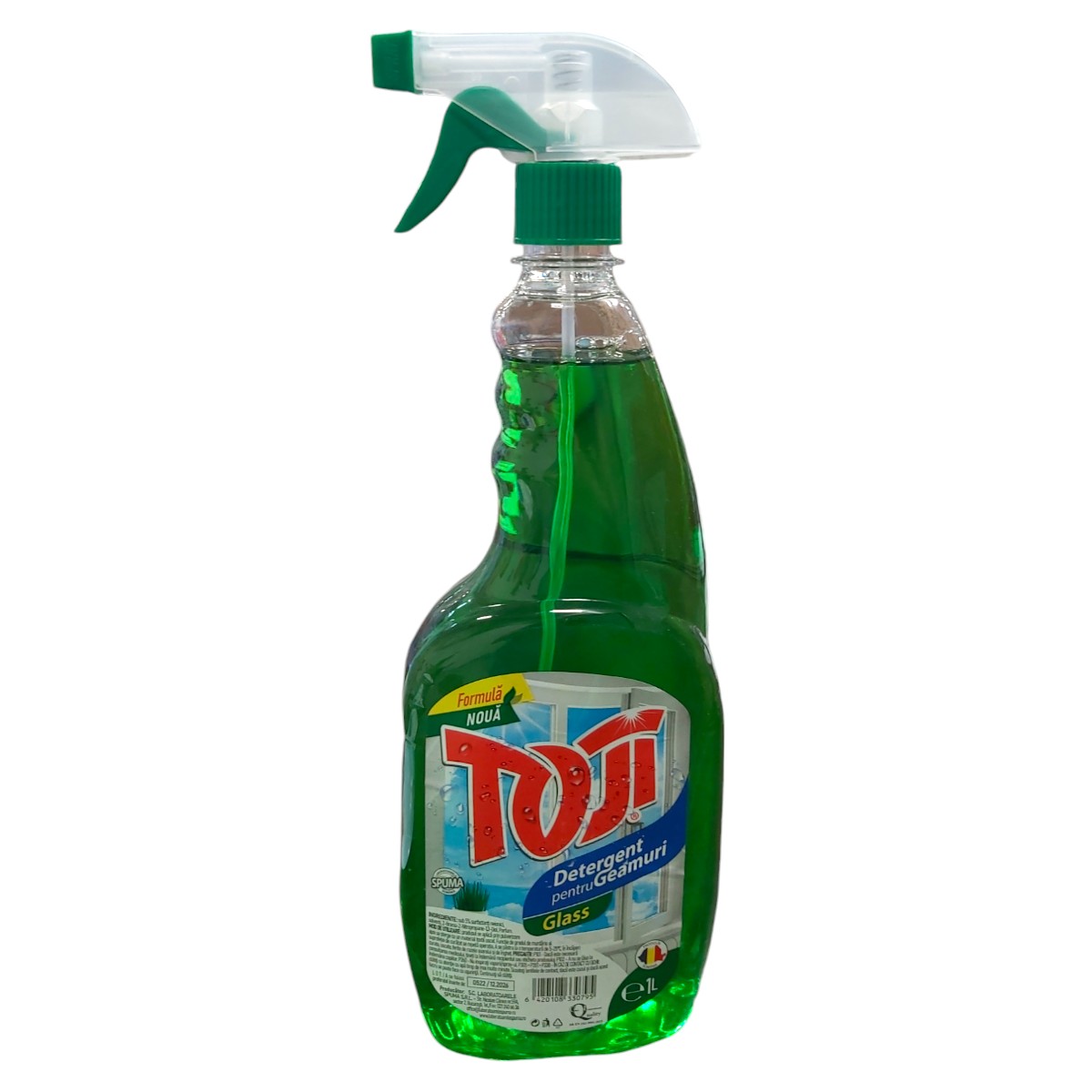 TOJI SOLUTIE SPRAY CURATARE GEAMURI 1L