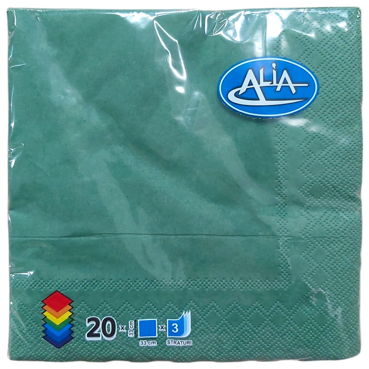 ALIA SERVETELE DE MASA 3STR 33X33CM 20BUC
