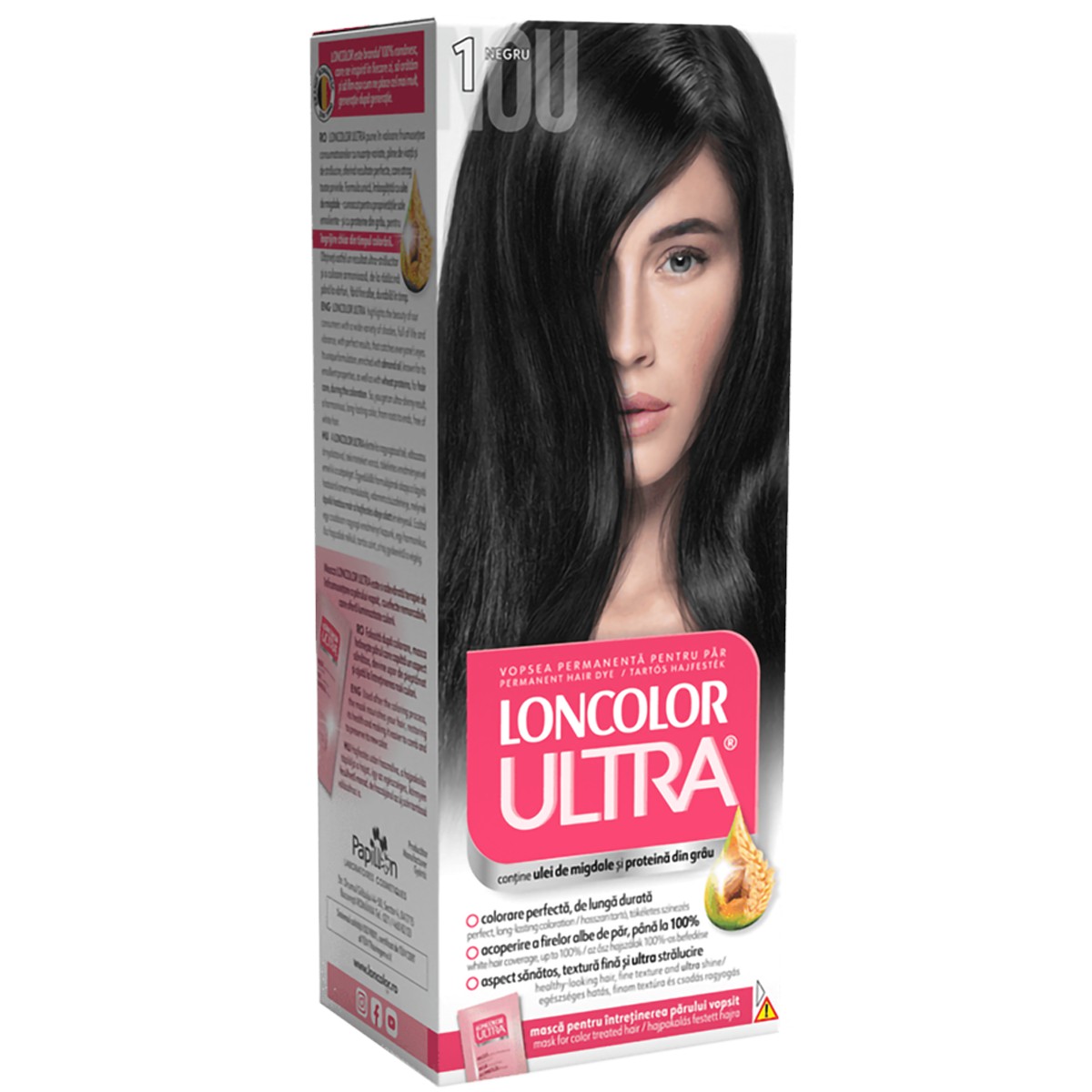LONCOLOR ULTRA VOPSEA DE PAR 1 NEGRU